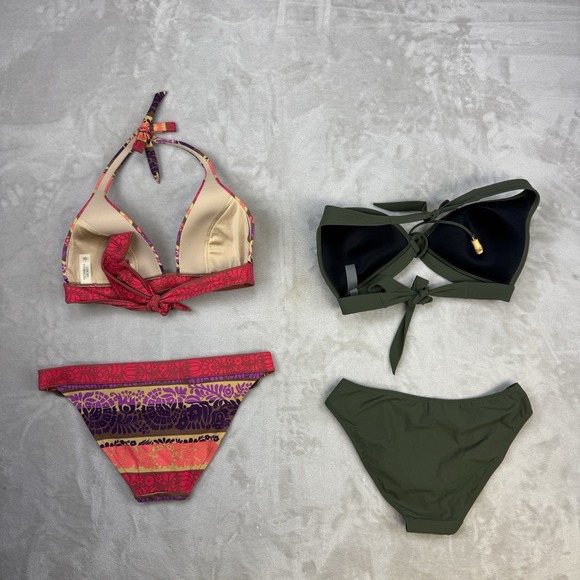 Victoria's Secret Y2K Bikini Lot Bamboo Ring Paisley Archive Set Large/Small - Picture 16 of 16